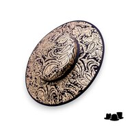 tesi matelot bardot panama goud en zwart