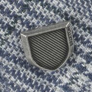 brixton hooligan snap cap wolmix tartan blauw