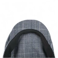 brixton hooligan snap cap wolmix tartan blauw