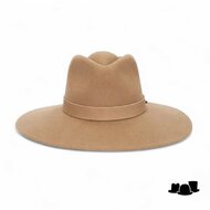 brixton fedora eleanor woolfelt tan