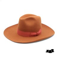 jos van dijck fedora la cavallerizza premium haarvilt burnt orange