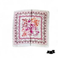 onkar neckerchief regency ivory and pink
