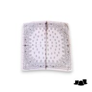 onkar neckerchief paisley satijn nude