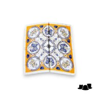 onkar neckerchief horses tangerine