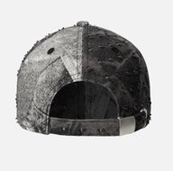 kangol baseball cap denim mashup black trompe l'oeil