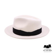 jos van dijck fedora indy haarvilt wit