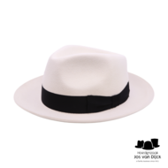 jos van dijck fedora indy haarvilt wit