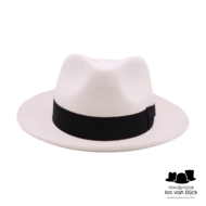 jos van dijck fedora indy haarvilt wit