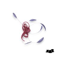 eigen atelier bespoke petit haarversiering  lussen blush and grey