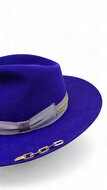 jos van dijck fedora virginia bespoke haarvilt violet royale