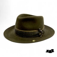 bespoke baldini fedora nocturne heron haarvilt
