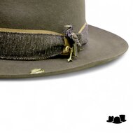 bespoke baldini fedora nocturne heron haarvilt