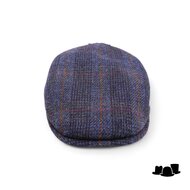 city sport ivy pet 92 harris tweed blok ruit blauw