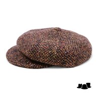jos van dijck ballonpet alis99 wol grove visgraat sequins oranje