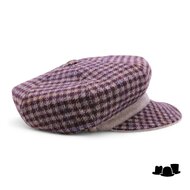 jos van dijck ballonpet alis99 wol ruit bordeaux