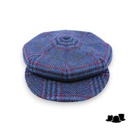 jos van dijck ballonpet alis99 wol grote ruit royal blue