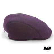wigens ivy modern flat cap woolmix bordeaux