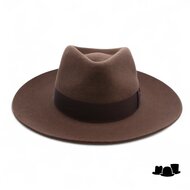jos van dijck fedora quest cashmere brown