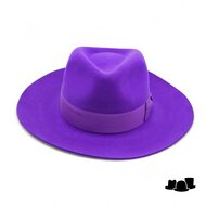 jos van dijck fedora quest haarvilt paars