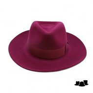 jos van dijck fedora quest haarvilt bordeaux