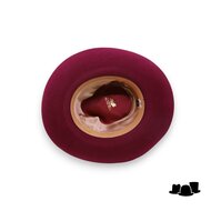 jos van dijck fedora quest haarvilt bordeaux