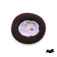jos van dijck bespoke fedora stardust collection cassiopeia brown and gold