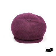 stetson hatteras newsboy cap wol kasjmier bordeaux