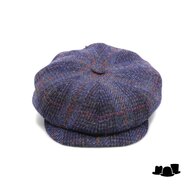 city sport ballonpet 301 harris tweed blok ruit blauw