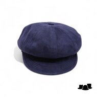 alfonso deste ballonpet berrettone suede navy