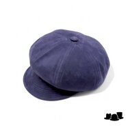 alfonso deste ballonpet berrettone suede navy
