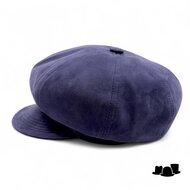 alfonso deste ballonpet berrettone suede navy