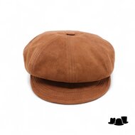alfonso deste ballonpet berrettone suede tan