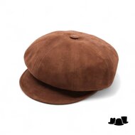 alfonso deste ballonpet berrettone suede tan