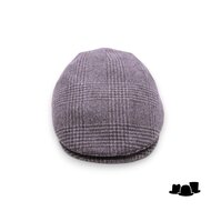 alfonso deste ivy pet ionio wol en cashmere mix check grijs bruin