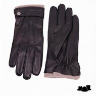 caridei herenhandschoenen nappa leather touch screen carlos zwart