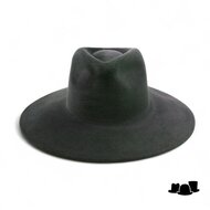 weba hats fedora 9100 velourvilt flessengroen