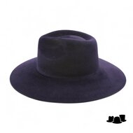 weba hats fedora 9100 velourvilt marine blauw