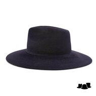 weba hats fedora 9100 velourvilt marine blauw