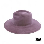 weba hats fedora 9100 velourvilt mauve