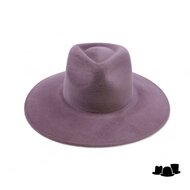 weba hats fedora 9100 velourvilt mauve
