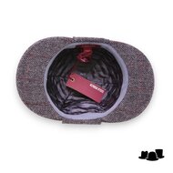 alfonso deste deerstalker sherlock wol visgraat ruit grijs