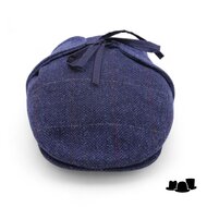 alfonso deste flatcap oorklep holmes blauw