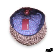 alfonso deste ivy pet berlino visgraat grof beige bruin