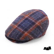 alfonso deste ivy pet ionio harris tweed ruit blauw terracotta