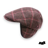 alfonso deste ivy pet ionio oorklep wolmix ruit bruin