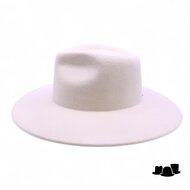 weba hats fedora 9100 haarvilt wit