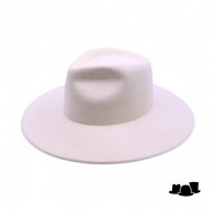 weba hats fedora 9100 haarvilt wit