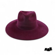 weba hats fedora 9100 velourvilt bordeaux
