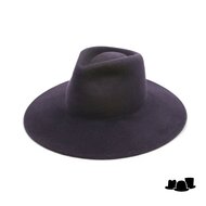 weba hats fedora 9100 velourvilt zwart