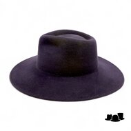 weba hats fedora 9100 velourvilt zwart